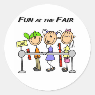 Pegatina Redonda Fair Fun
