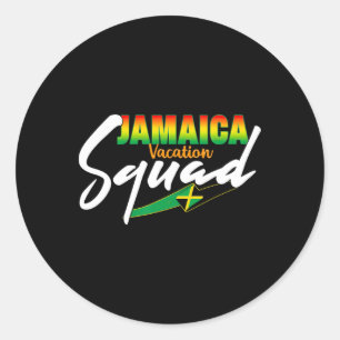 Pegatina Redonda Familia de grupos coincidentes del Escuadrón de Va