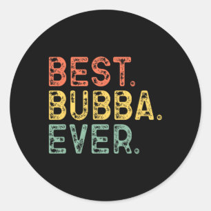 Pegatina Redonda Familia Fundadosa Retro Vintage Mejor Bub Nunca