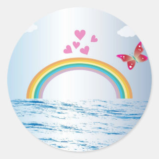 Pegatina Redonda fantasía