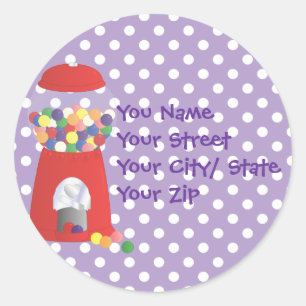 Pegatina Redonda Fantasía de Gumball