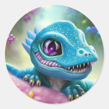 Fantasía Kawaii lindo y adorable dragón de bebé