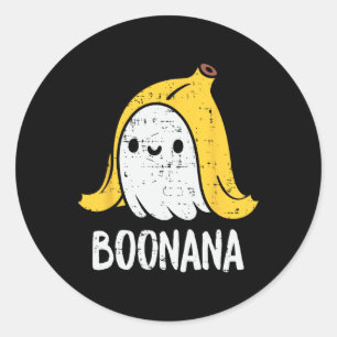 Pegatina Redonda Fantasma Cute Nana Halloween Disstume niños divert