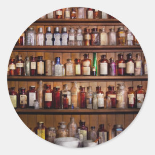 Pegatina Redonda Farmacia - Pharma-palooza