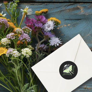 Pegatina Redonda Fases Luna Luna Luna Luna Luna Luna Luna Luna Luna