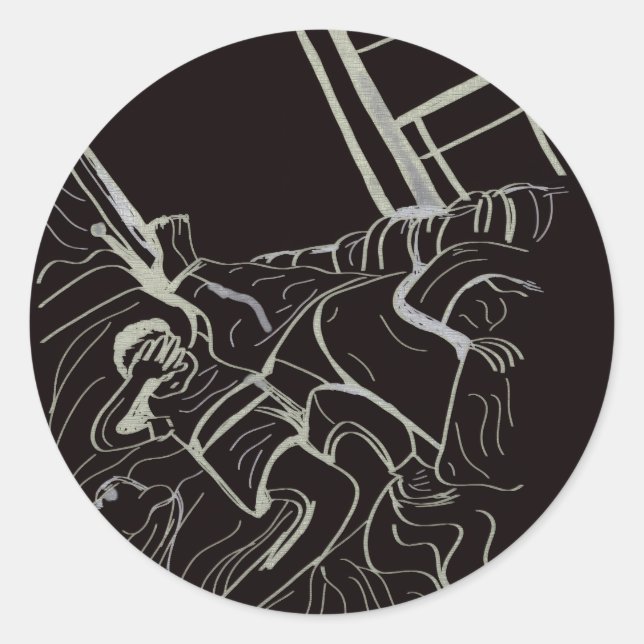 Pegatina Redonda Father and Son  (Anverso)