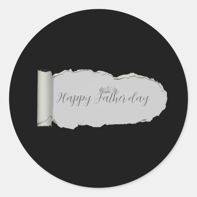 Pegatina Redonda Father’s Day Gift for Dad  (Anverso)