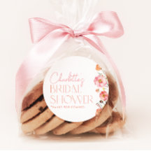 Favor de Bridal Shower Floral Amapolas Silvestres