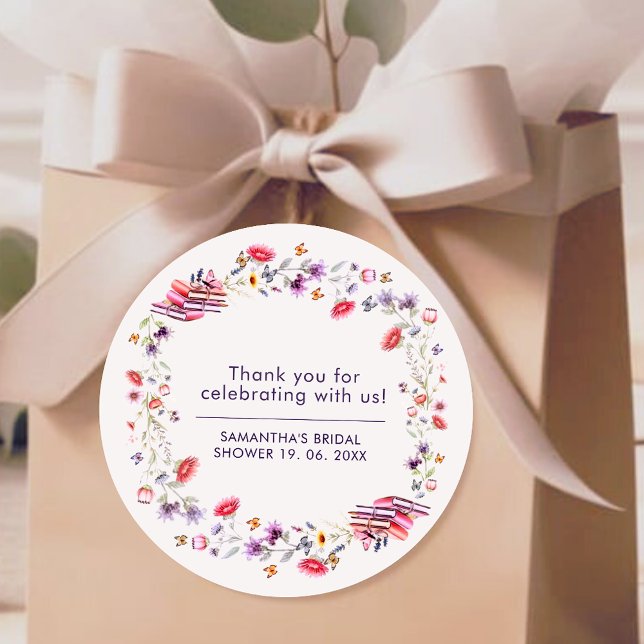 Pegatina Redonda Favor de lavanda silvestre boho Nuevo Capítulo  (Subido por el creador)