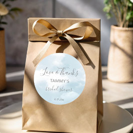 Pegatina Redonda Favor de regalo para despedida de soltera en la nu