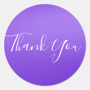 Pegatina Redonda Favor Glam Chic Brillante Purpura Brillo Ultra Vio