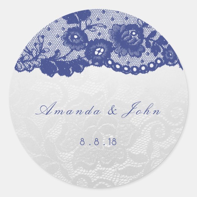 Pegatina Redonda Favor Marfil Plata Azul Marfil - Arco de la Marina (Anverso)