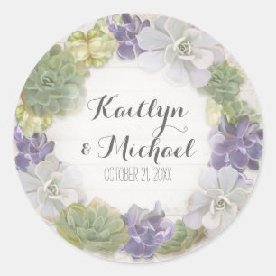 Pegatina Redonda Favorecer a los Pegatinas de bolsitas de regalo Su