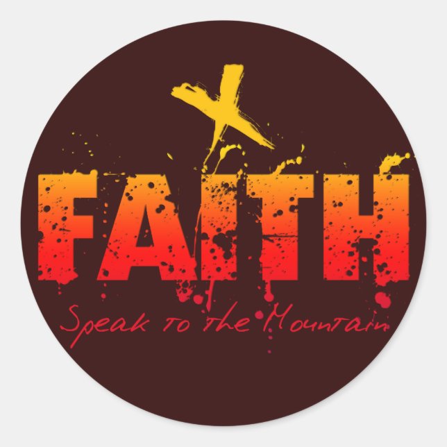 PEGATINA REDONDA FE (Anverso)