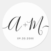 Fecha de casamiento personalizado del guión de mon