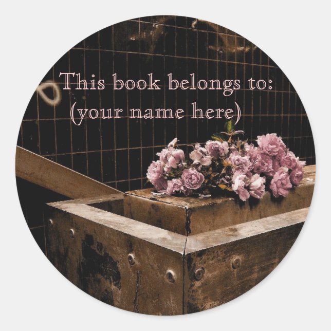 Pegatina Redonda Fecha perdida (Anverso)