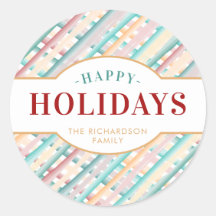 Felices vacaciones Navidades de las bandas de colo