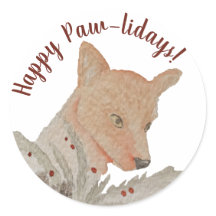Felices vacaciones Pawlidays Woodland Fox