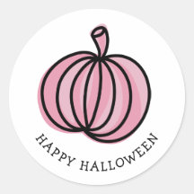 Feliz Calabaza Rosa de Halloween
