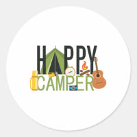 Feliz Camper - Diseño de Amante de Camping