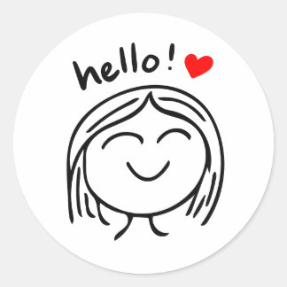 Pegatina Redonda Feliz cumpleaños