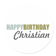 Feliz cumpleaños Blue Green Gray