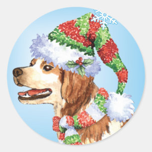 Pegatina Redonda Feliz cumpleaños Bretaña