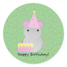 Feliz cumpleaños Fiesta Mouse