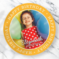 Feliz cumpleaños, moderna y simple foto de diversi