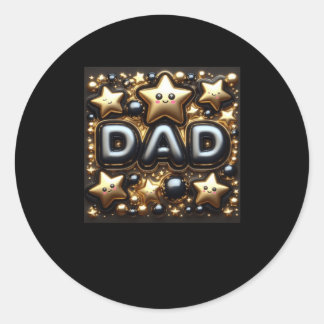 Pegatina Redonda Feliz cumpleaños, papá6