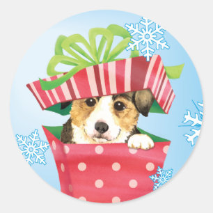 Pegatina Redonda Feliz cumpleaños Pembroke Welsh Corgi