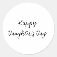 Feliz día de las hijas si.ple texto mínimo añadir 