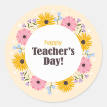 Feliz Día del Maestro Flores Silvestres