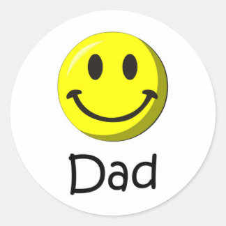 Pegatina Redonda ¡Feliz Día del Padre!