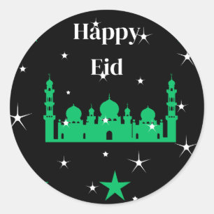 Pegatina Redonda Feliz Eid