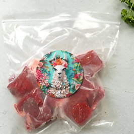 Pegatina Redonda Feliz Eid al Adha personalizado