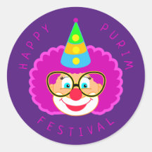 Feliz Festival de Purim Funny Fiesta de Payasos