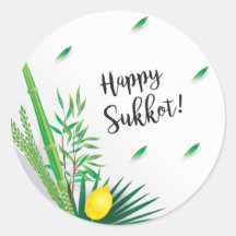 Feliz Festival Sukkot Festividad judía Lulav Etrog