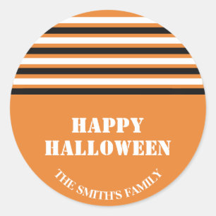 Pegatina Redonda Feliz Halloween