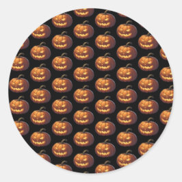 Pegatina Redonda Feliz Halloween