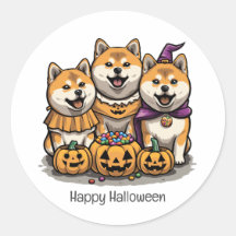 Feliz Halloween Shiba Inu Dogs