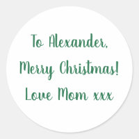 Feliz Navidad de mamá verde mínimo