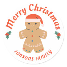 Feliz Navidad Gingerbread Man