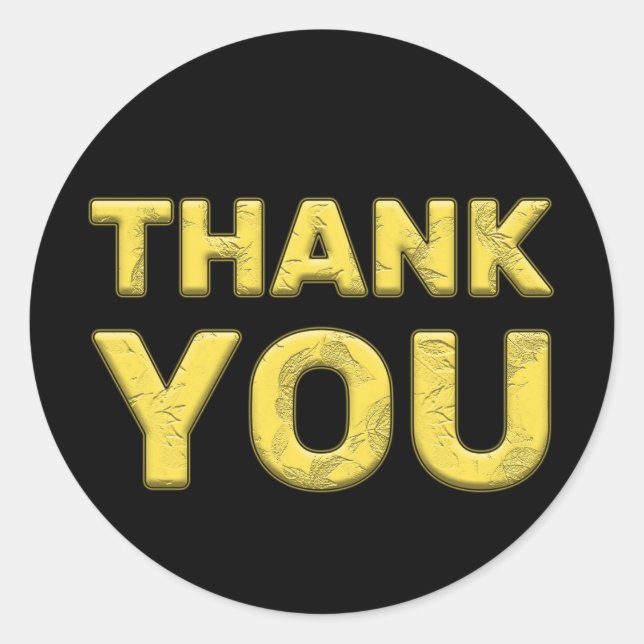 Pegatina Redonda ¡Feliz Navidad Gracias Pegatina! (Anverso)