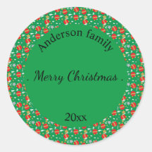 Feliz Navidad retro nombre y lugar de fecha