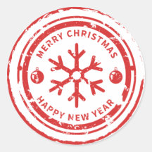 Feliz Navidad y Próspero Año Nuevo Posta Roja Vint
