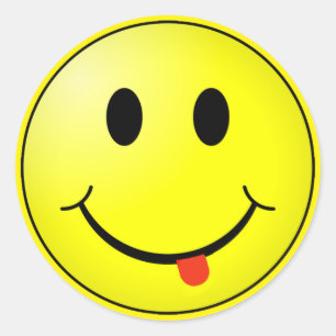 Pegatina Redonda ¡Feliz pegatina!