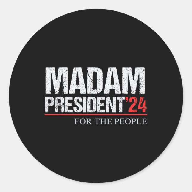 Pegatina Redonda Feminista de Pro Choice 2024 (Anverso)