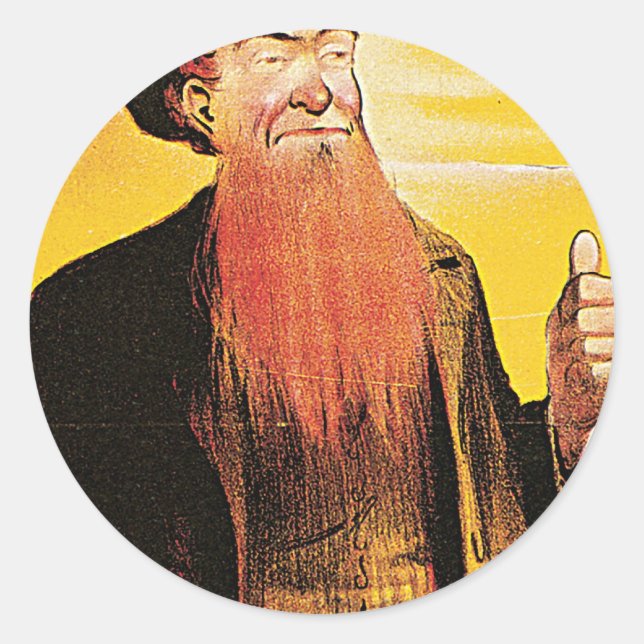 Pegatina Redonda Ferrocarril de Midland a Escocia (Anverso)