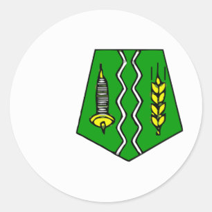 Pegatina Redonda Fes, Marruecos